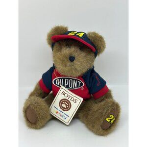 Boyds Bears NASCAR Jeff Gordon #24 DuPont Teddy Bear 7" Racing Collectible Plush
